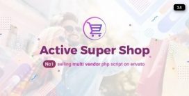 اسکریپت فروشگاه ساز حرفه ای Active Super Shop Multi vendor CMS v2.5