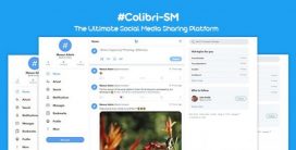 دانلود اسکریپت شبکه اجتماعی ColibriSM v1.0.7