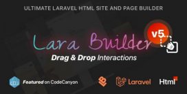 دانلود اسکریپت سایت ساز HTML آنلاین لاراول LaraBuilder