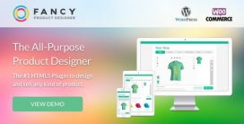 افزونه طراحی آنلاین محصول ووکامرس Fancy Product Designer نسخه 4.5.9