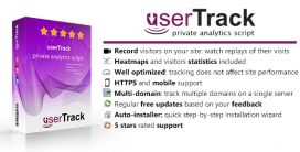 دانلود اسکریپت تجزیه و تحلیل خصوصی با ضبط کامل رفتار بازدید کنندگان userTrack v3.4.4