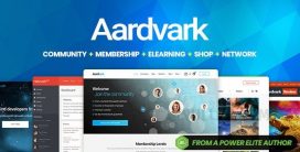 دانلود قالب وردپرس Aardvark v4.35 تبدیل وردپرس به شبکه اجتماعی