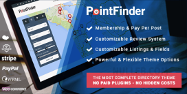 دانلود قالب آگهی PointFinder Directory v2.1.3.1 برای وردپرس