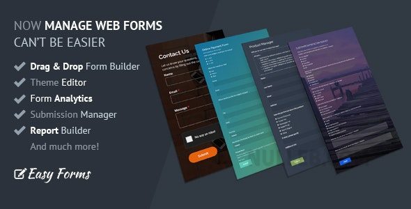 Easy Forms v1.18.4 – Advanced Form Builder and Manager (Nulled)
