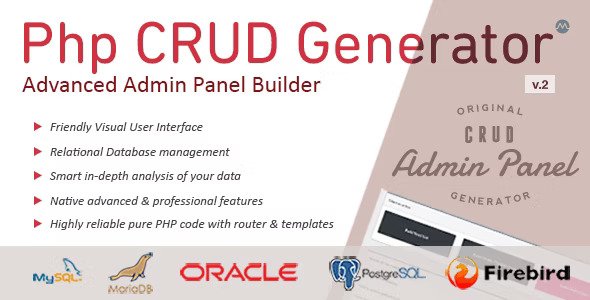 PHP CRUD Generator v2.3.1 (Nulled)